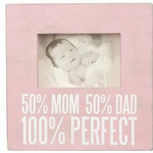Pink Wooden Photo Frame